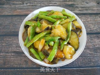 四季豆烧茄子的做法步骤：13