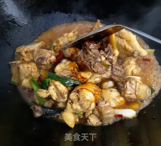 仔鸡烧毛豆的做法步骤：6