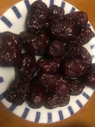 糯米枣糕的做法步骤：2