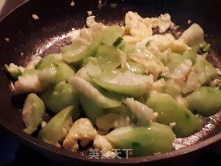丝瓜炒蛋的做法步骤：10