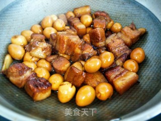 “下酒菜”红烧肉鹌鹑蛋的做法步骤：14