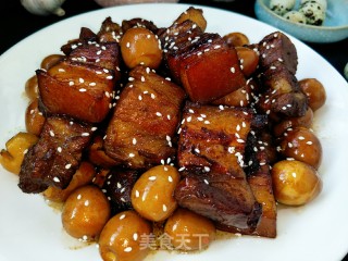 “下酒菜”红烧肉鹌鹑蛋的做法步骤：15