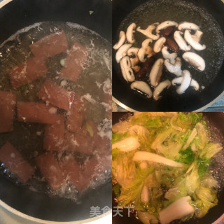 水煮鸭血的做法步骤：2