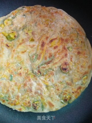 南瓜花饼的做法步骤：8