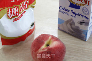 爆浆水蜜桃的做法步骤：11