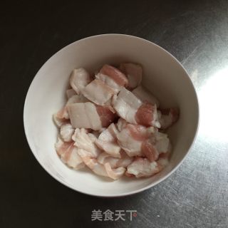白玉菇炒毛豆的做法步骤：3