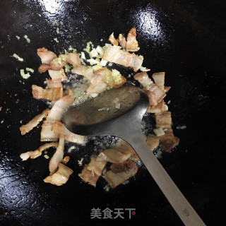 白玉菇炒毛豆的做法步骤：5