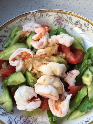 “下酒菜”虾仁拌黄瓜的做法步骤：16