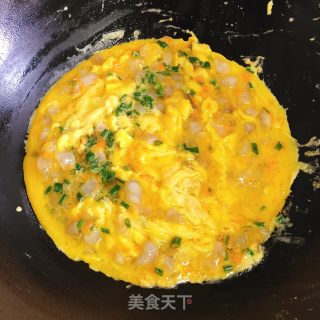 虾仁胡萝卜涨蛋的做法步骤：6