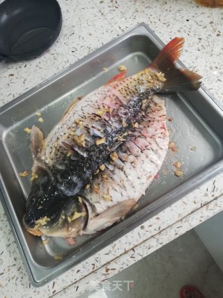 家庭版烤鱼，无烤箱版的做法步骤：2