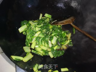 清炒小白菜的做法步骤：8