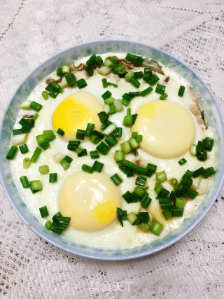 肉饼蒸鸡蛋的做法步骤：7