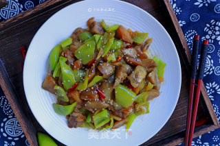 青椒烧茄子（少油秘诀）的做法步骤：10