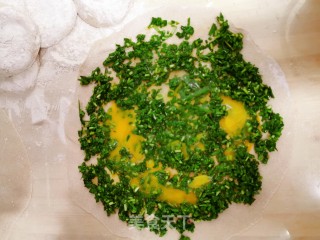 老家的韭菜盒子大饼，美味的想念的做法步骤：6