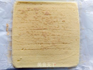 香葱肉松蛋糕卷的做法步骤：14