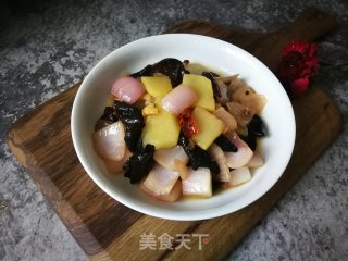 洋葱木耳炒土豆片的做法步骤：9