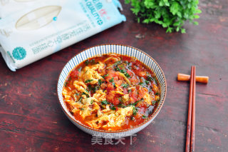 西红柿鸡蛋挂面的做法步骤：9