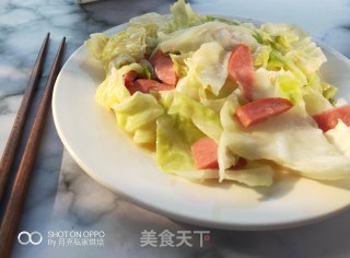 手撕包菜的做法步骤：7