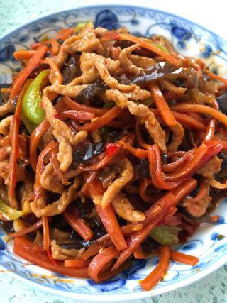 鱼香肉丝的做法步骤：15