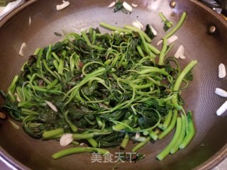 清炒苋菜的做法步骤：7