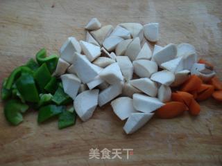 沙茶酱杏鲍菇的做法步骤：2