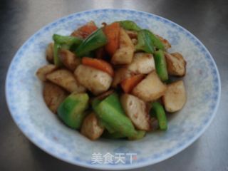 沙茶酱杏鲍菇的做法步骤：6