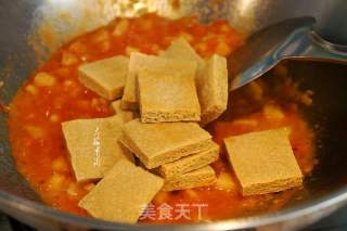 香煎冻豆腐的做法步骤：9