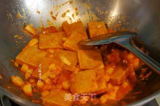香煎冻豆腐的做法步骤：10