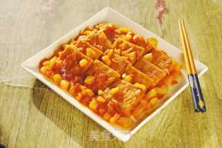 香煎冻豆腐的做法步骤：11