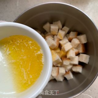 香烤吐司丁的做法步骤：4