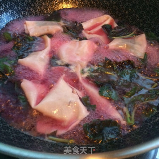 辣萝卜干苋菜汤的做法步骤：6