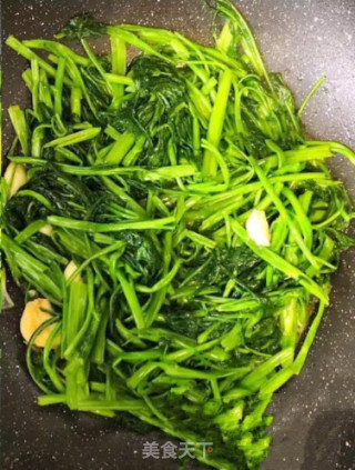 快炒空心菜的做法步骤：7