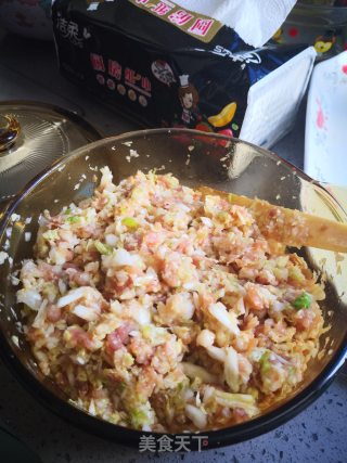 白菜猪肉馅水饺的做法步骤：5