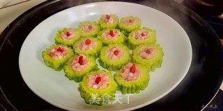苦瓜肉盅的做法步骤：7