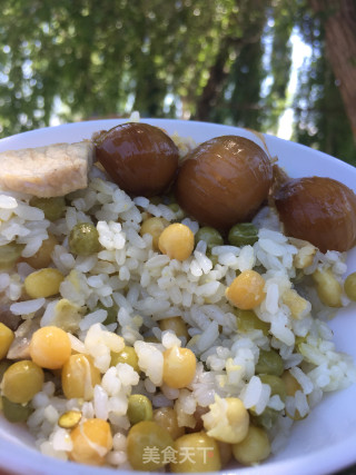 豌豆焖饭的做法步骤：9