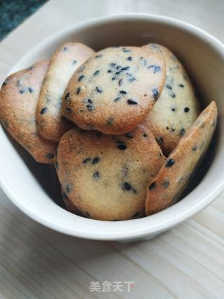 黑芝麻饼干的做法步骤：8