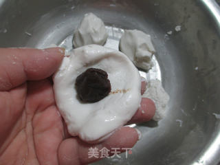 红豆馅糯米糕的做法步骤：6