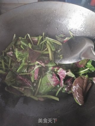 清炒苋菜的做法步骤：9