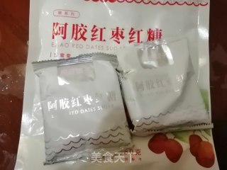 阿胶红枣红糖米糕的做法步骤：1