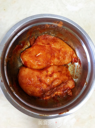 烤鸡胸肉的做法步骤：3
