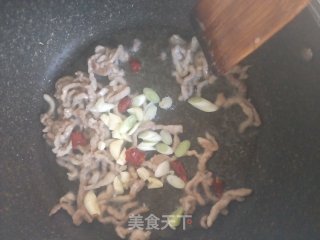 肉丝炒豇豆的做法步骤：4