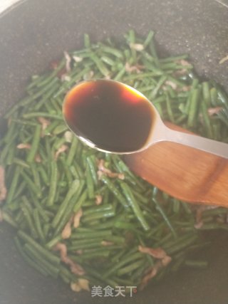 肉丝炒豇豆的做法步骤：7