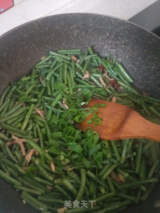 肉丝炒豇豆的做法步骤：8