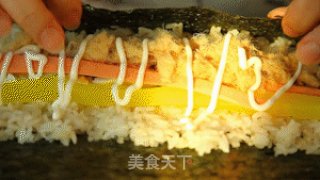 有家鲜厨房：韩国料理-紫菜包饭的做法步骤：6
