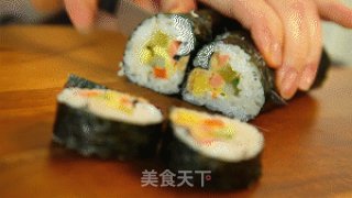 有家鲜厨房：韩国料理-紫菜包饭的做法步骤：7