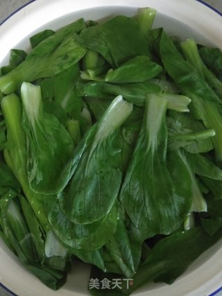 清炒油菜的做法步骤：6