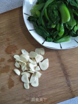 清炒油菜的做法步骤：7