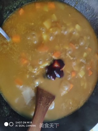 咖喱牛肉的做法步骤：7