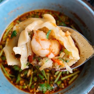 酸汤水饺的做法步骤：11