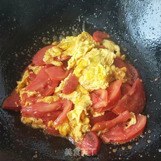 西红柿鸡蛋的做法步骤：10